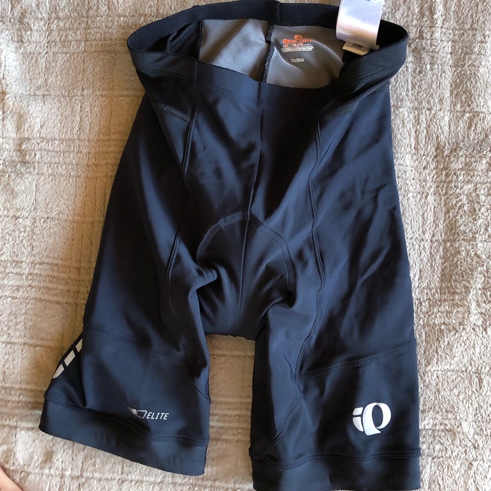 Mens Cycling Pearl iZumi Black Padded Elite Shorts